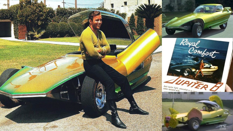 Illustration for article titled The shiniest retro-futuristic cars from classic science fiction